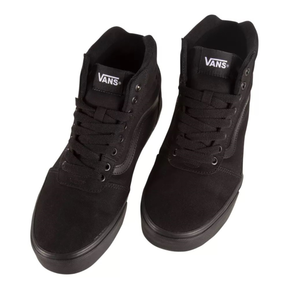 Vans ανδρικά παπούτσια για Skate Sneakers ψηλό τοπ ελαφρύ μαύρο-μαύρο