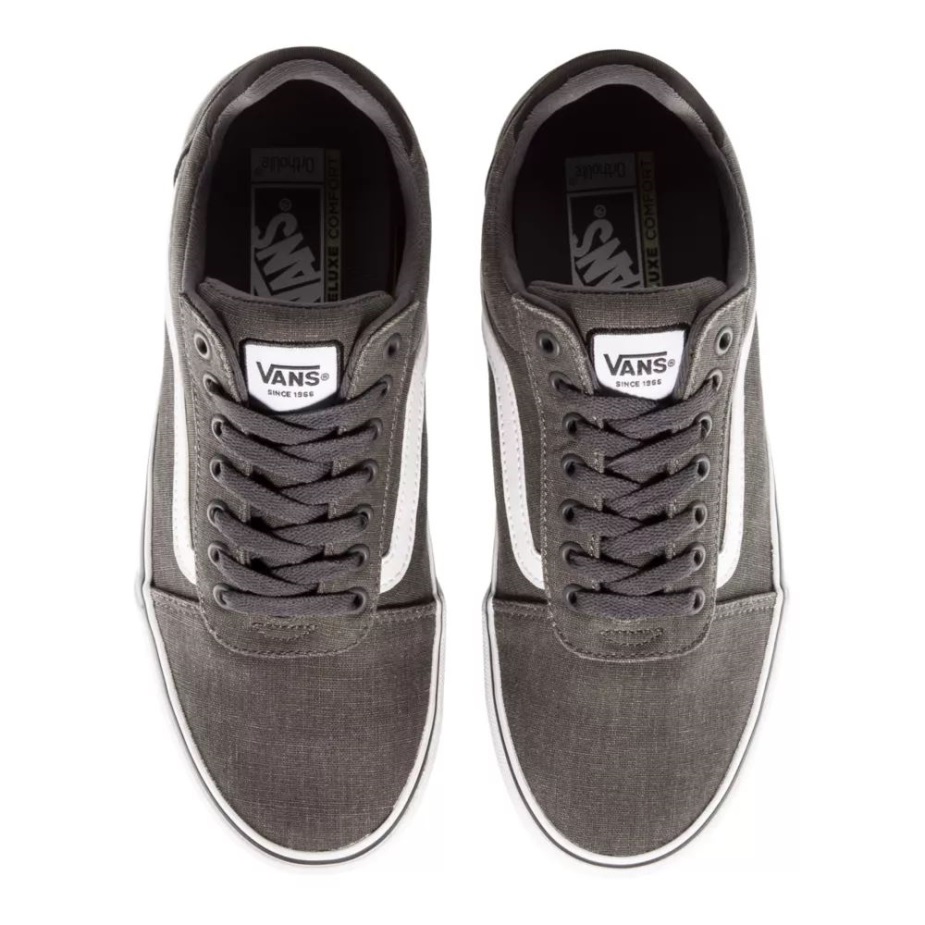 Vans ανδρικά παπούτσια για Skate γκρι-λευκό