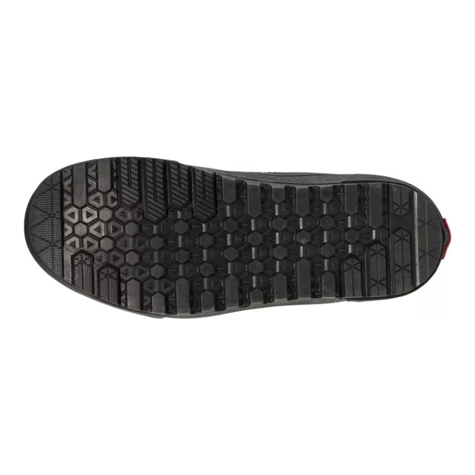 Vans ανδρικές μπότες Slip Mte-1 Mid Top Hiking χειμερινό σουέτ αδιάβροχο μαύρο-μαύρο-σουέτ