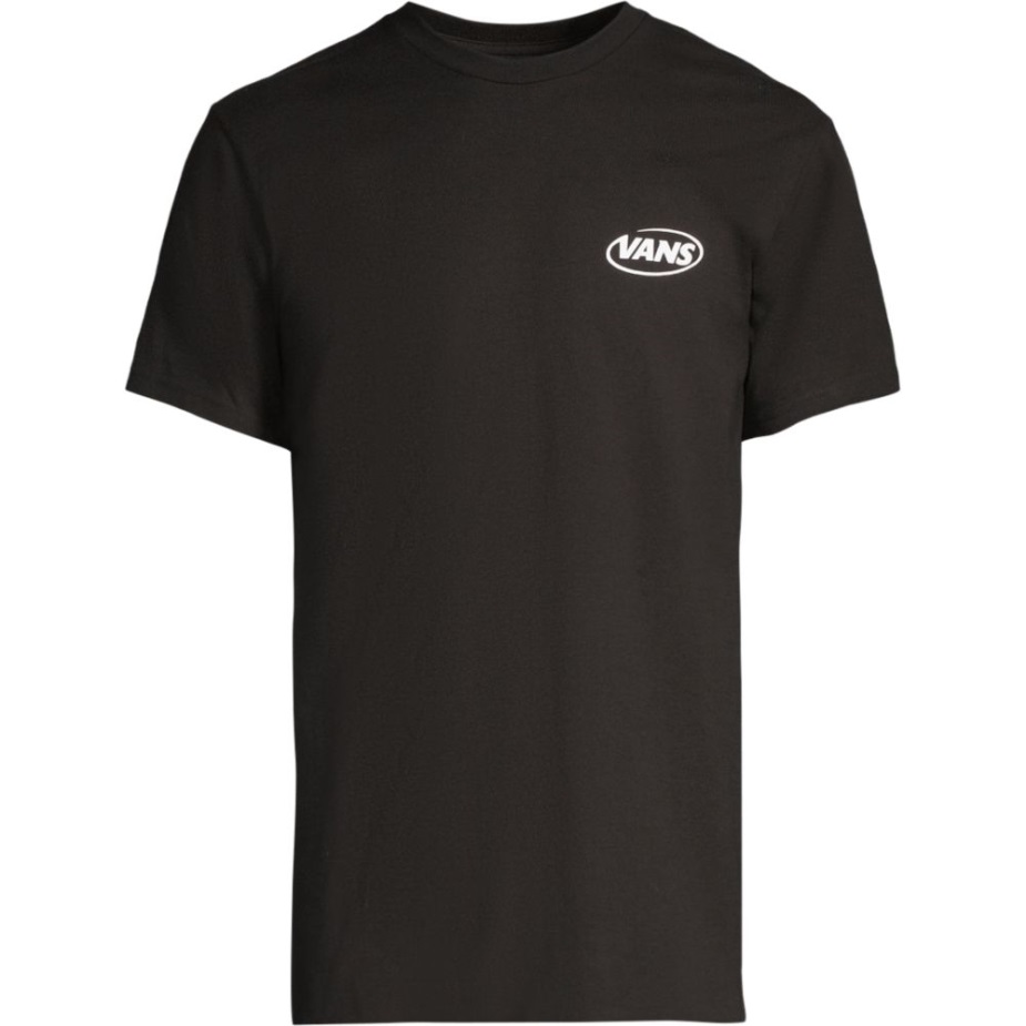 Vans ανδρικό μπλουζάκι Hi Def Commerica με κοντό μανίκι λαιμόκοψη βαμβακερό μαύρο
