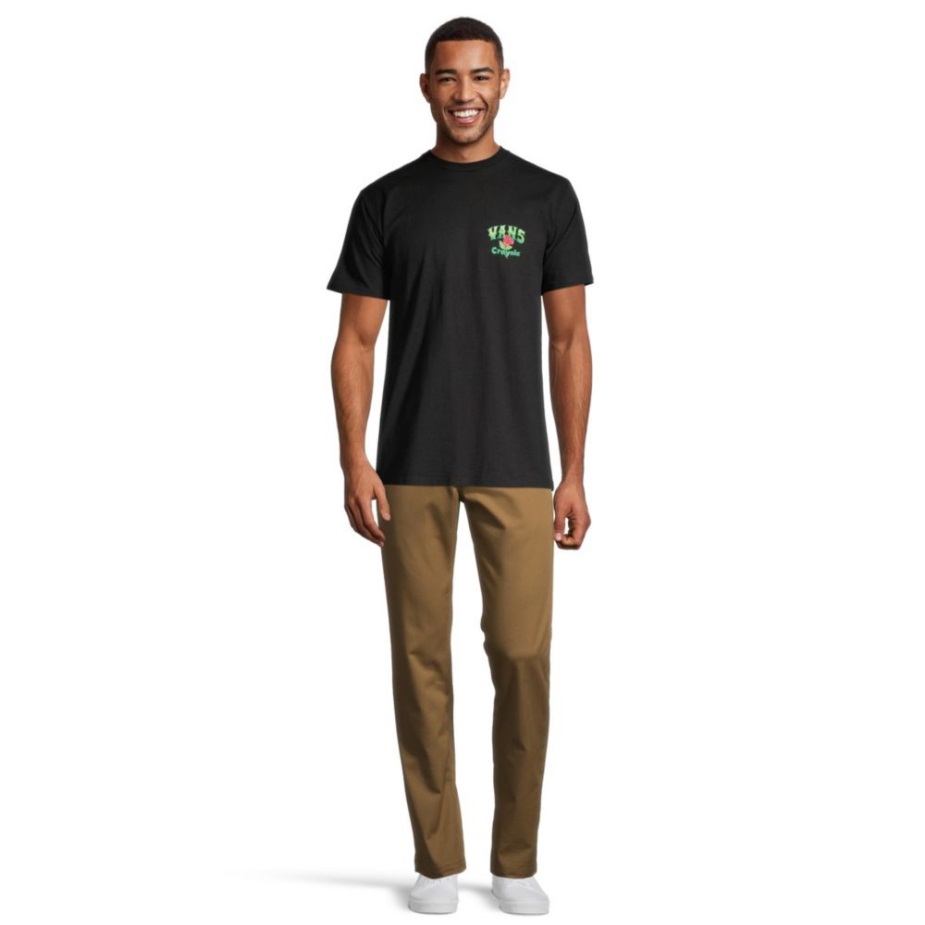 Vans ανδρικό μπλουζάκι ουράνιο τόξο Crayola κοντό μανίκι λαιμόκοψη βαμβακερό γραφικό μαύρο
