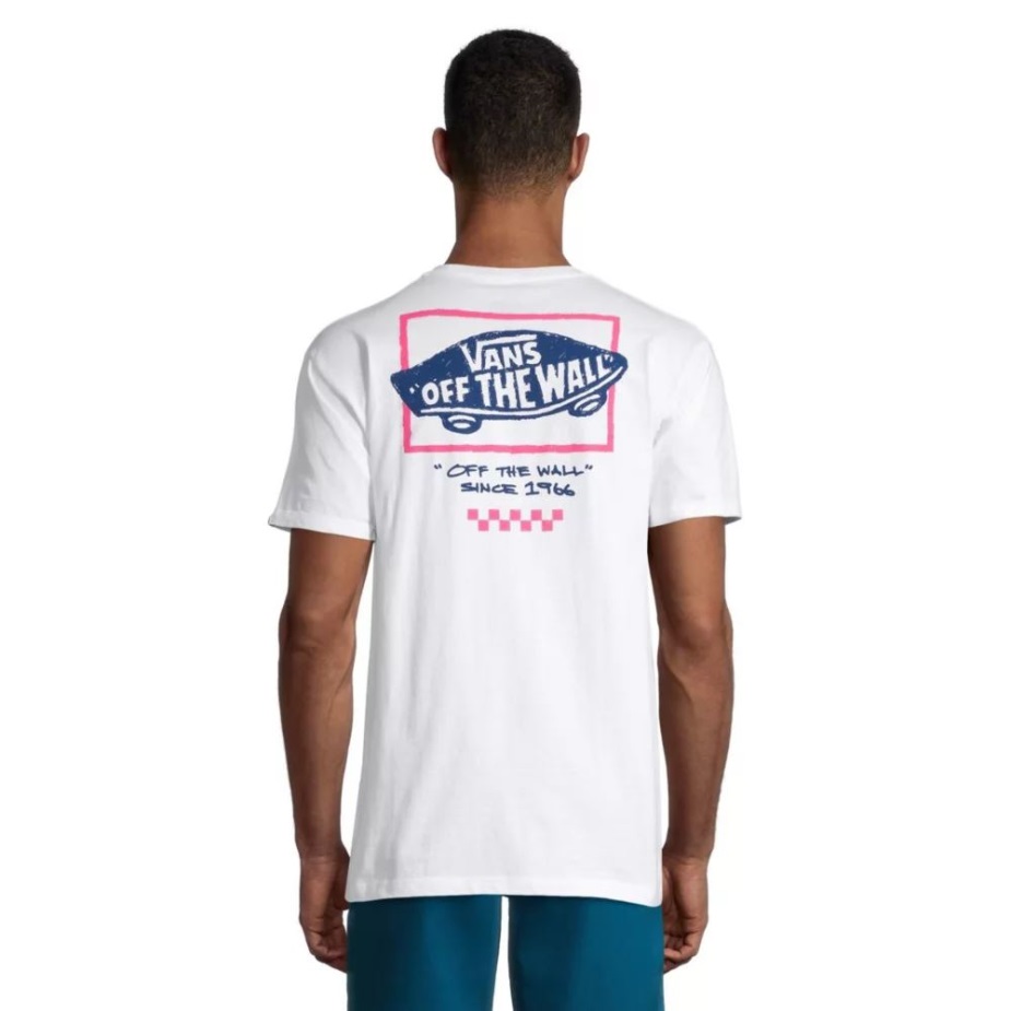 Vans ανδρικό σκίτσο μπλουζάκι παρελθόν με κοντό μανίκι λαιμόκοψη βαμβακερό μαύρο γραφικό