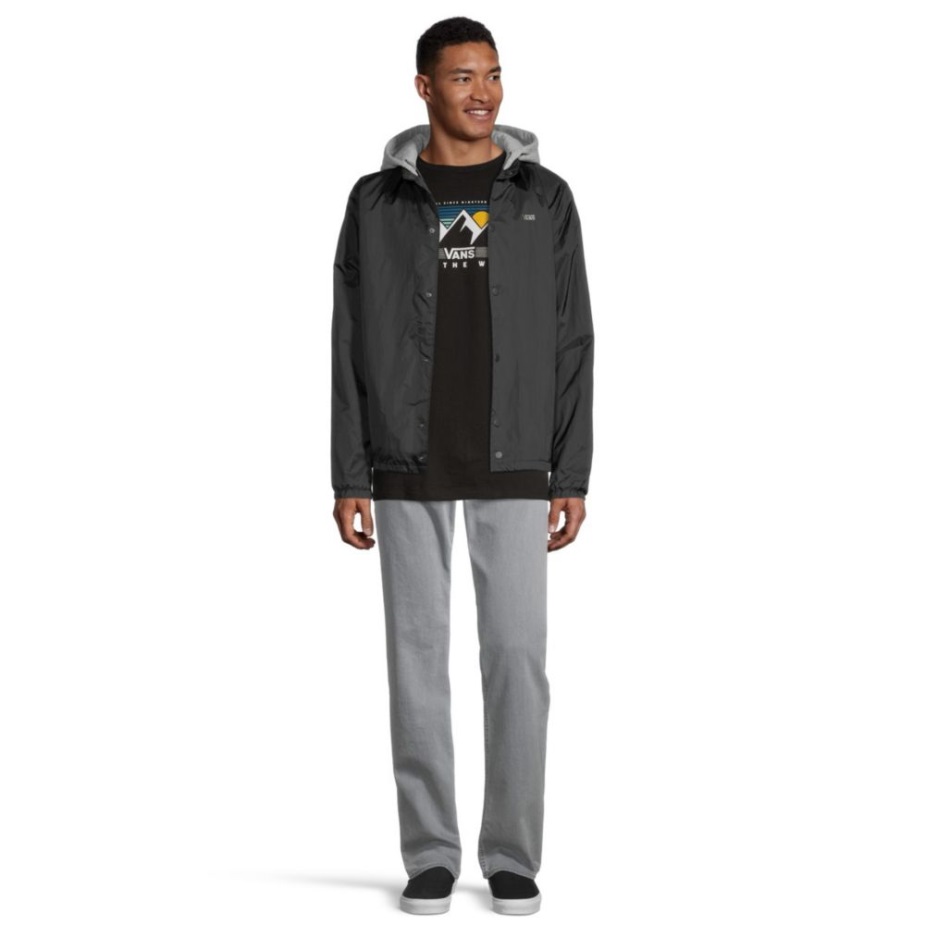 Vans ανδρικό τζιν παντελόνι Covina 5 τσέπες ανοιχτό γκρι