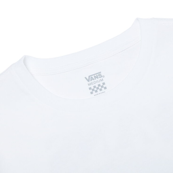 Vans ανθίζουν ειρήνη μπλουζάκι λευκό