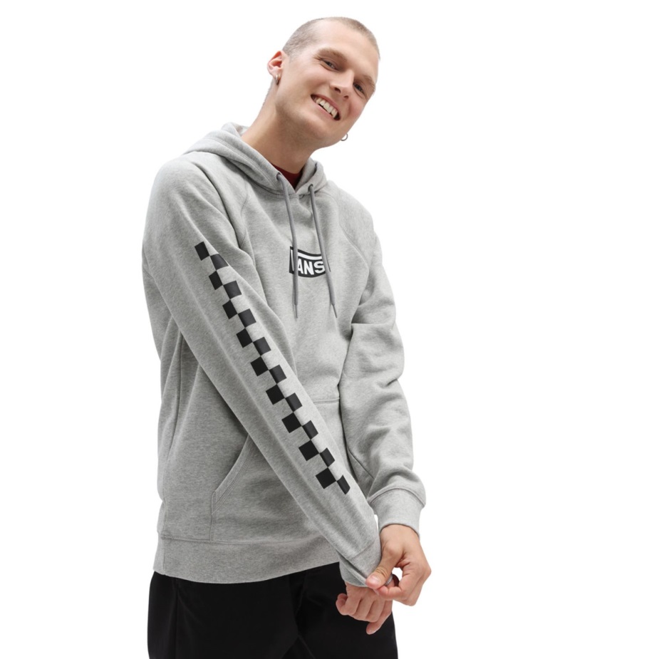 Vans αντίστροφα τυπικό γκρι Hoodie