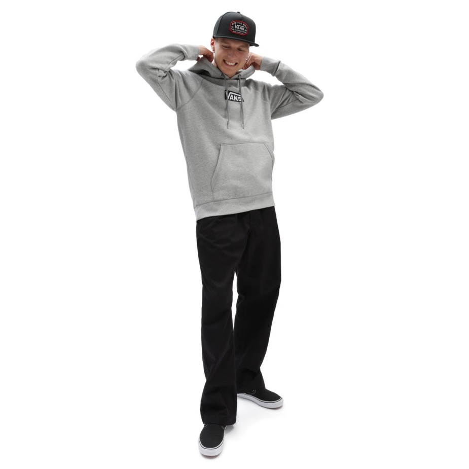 Vans αντίστροφα τυπικό γκρι Hoodie