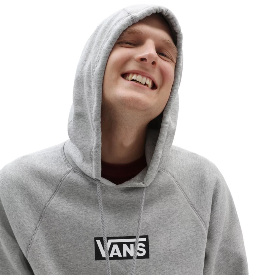 Vans αντίστροφα τυπικό γκρι Hoodie