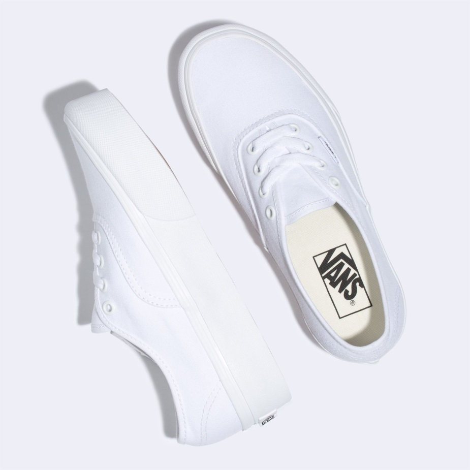 Vans αυθεντική πλατφόρμα 20 αληθινό λευκό