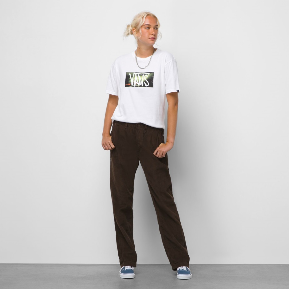 Vans αυθεντικό Chino κοτλέ χαλαρό παντελόνι Demitasse