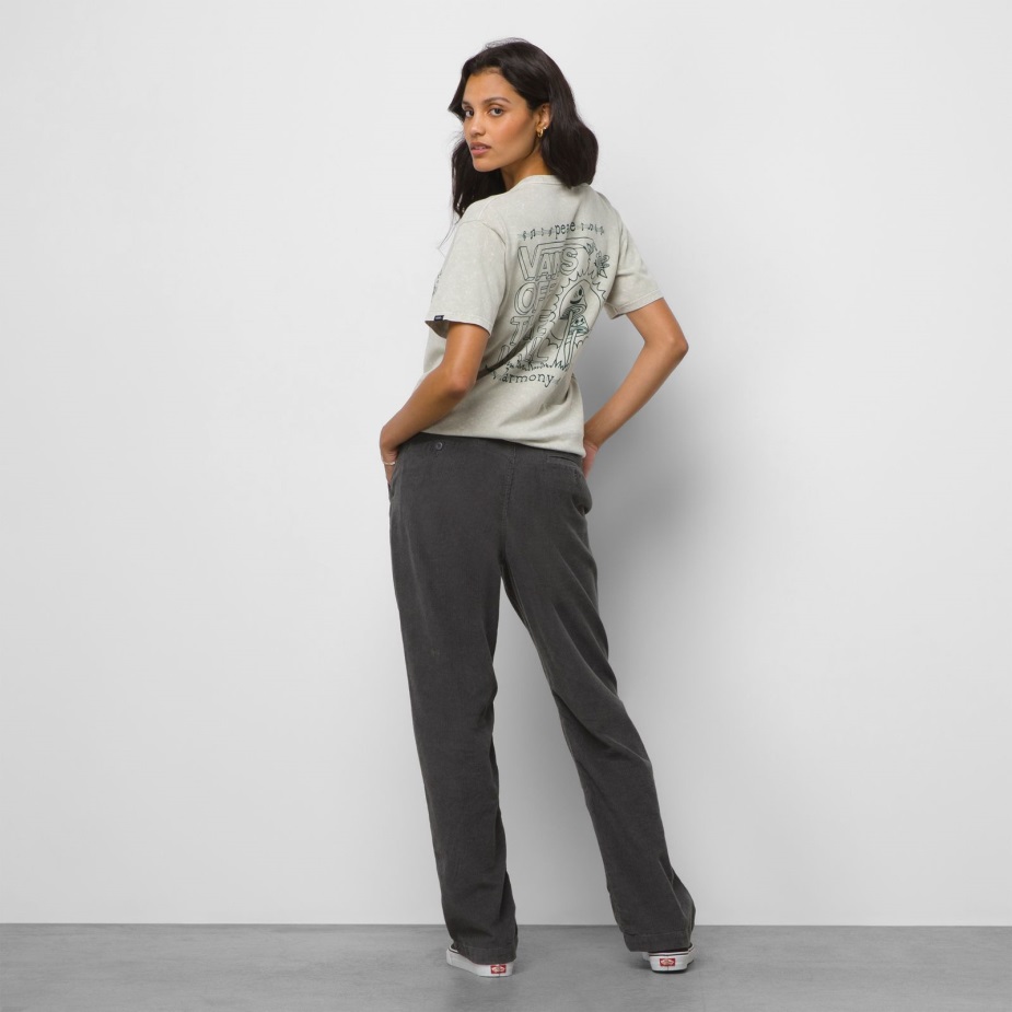 Vans αυθεντικό Chino κοτλέ χαλαρό παντελόνι άσφαλτο