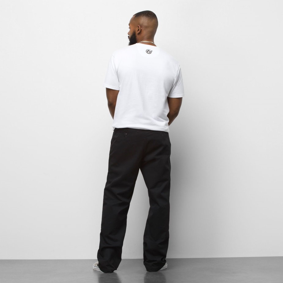 Vans αυθεντικό Chino φαρδύ παντελόνι μαύρο ανδρικό