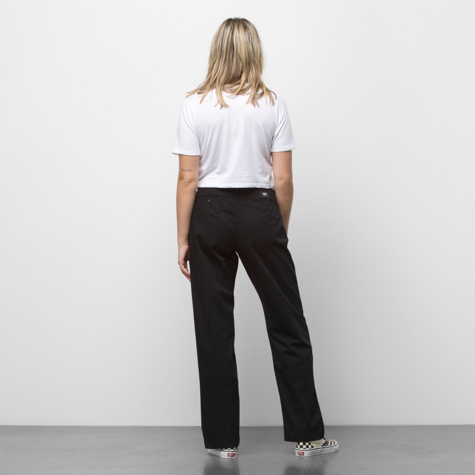 Vans αυθεντικό Chino φαρδύ παντελόνι μαύρο ανδρικό