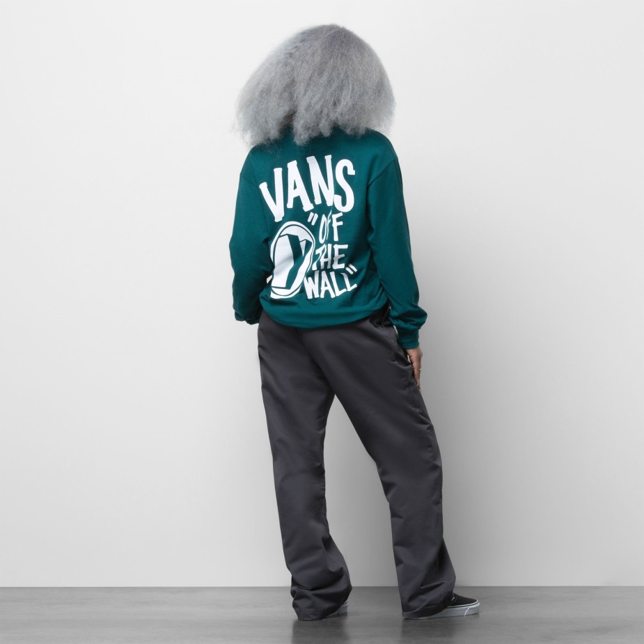 Vans αυθεντικό Chino χαλαρό παντελόνι διπλό γόνατο άσφαλτο