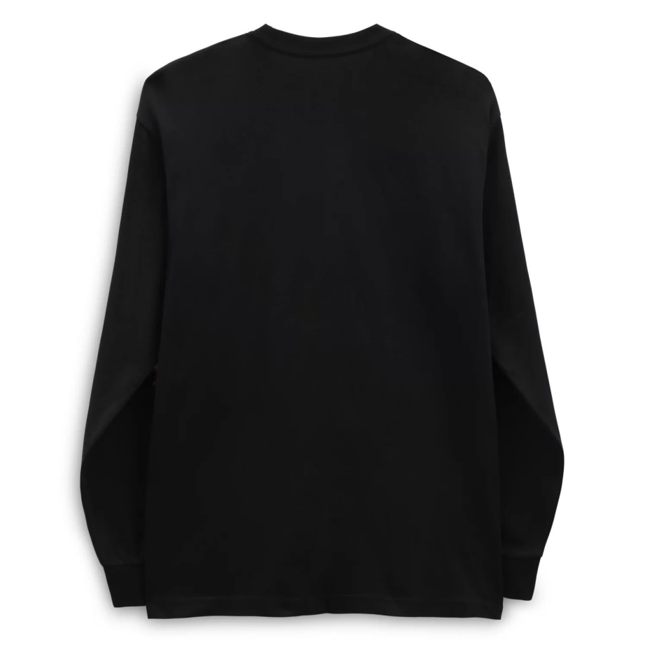 Vans αφηρημένη ζάλη μακρυμάνικη μπλούζα μαύρο