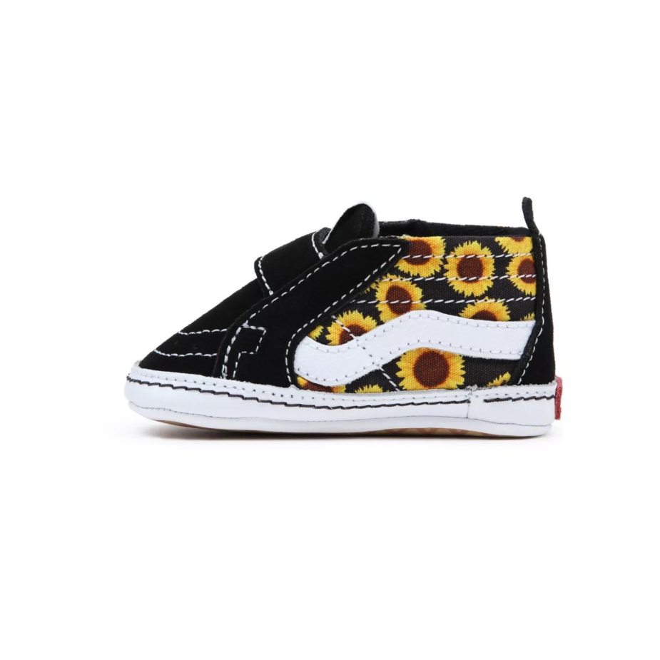 Vans βρεφικά παπούτσια κούνιας Sk8-hi (0-1 έτους) μαύρα