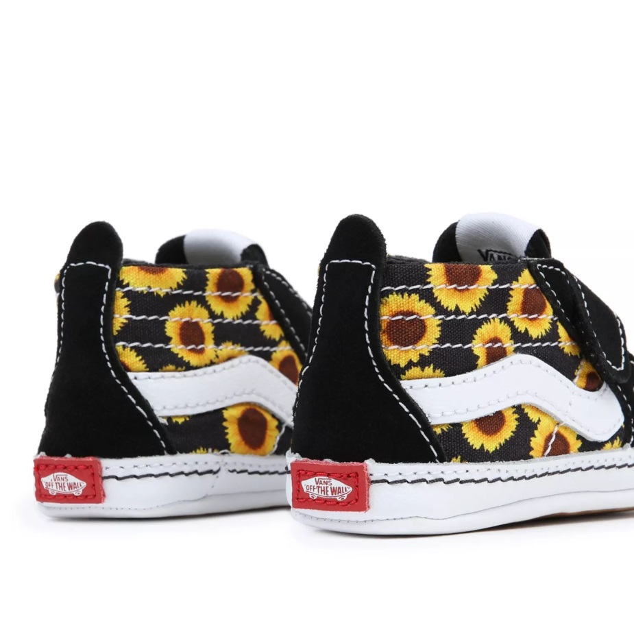 Vans βρεφικά παπούτσια κούνιας Sk8-hi (0-1 έτους) μαύρα
