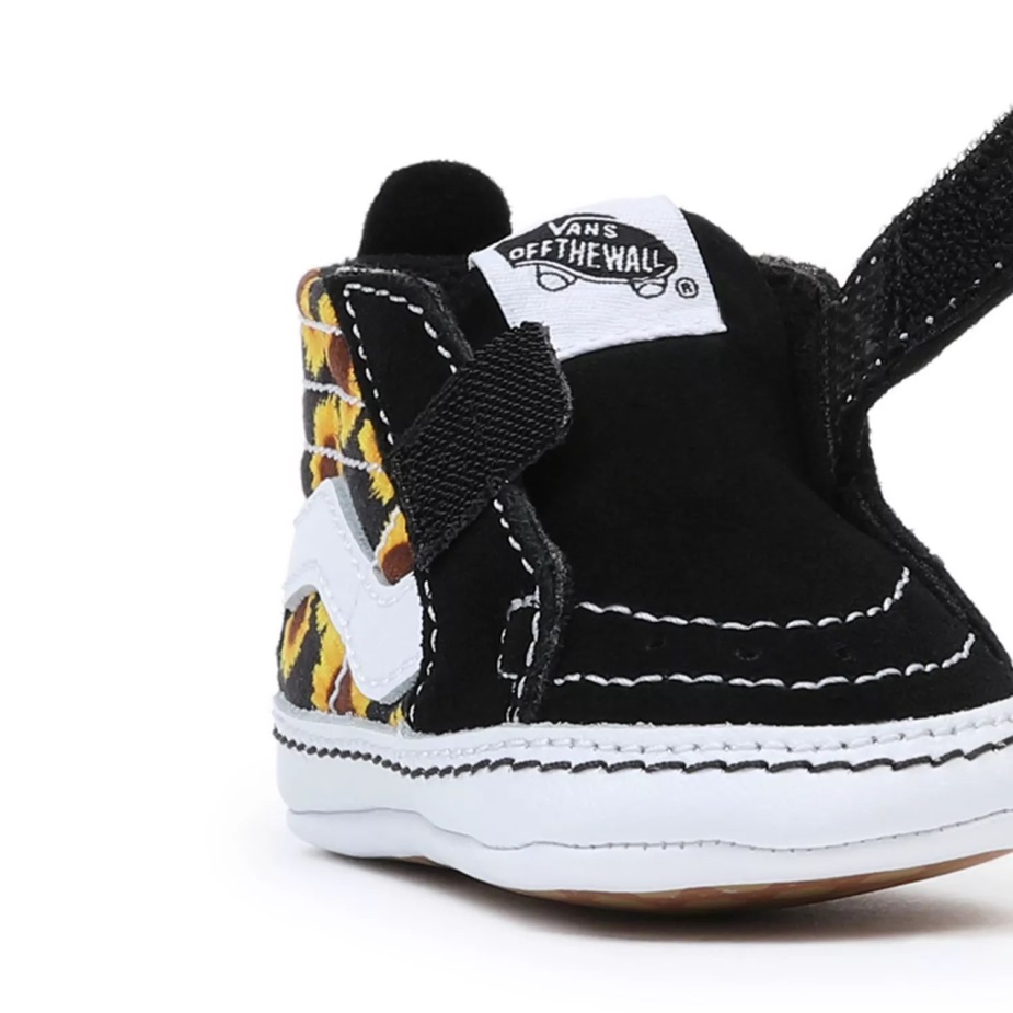 Vans βρεφικά παπούτσια κούνιας Sk8-hi (0-1 έτους) μαύρα