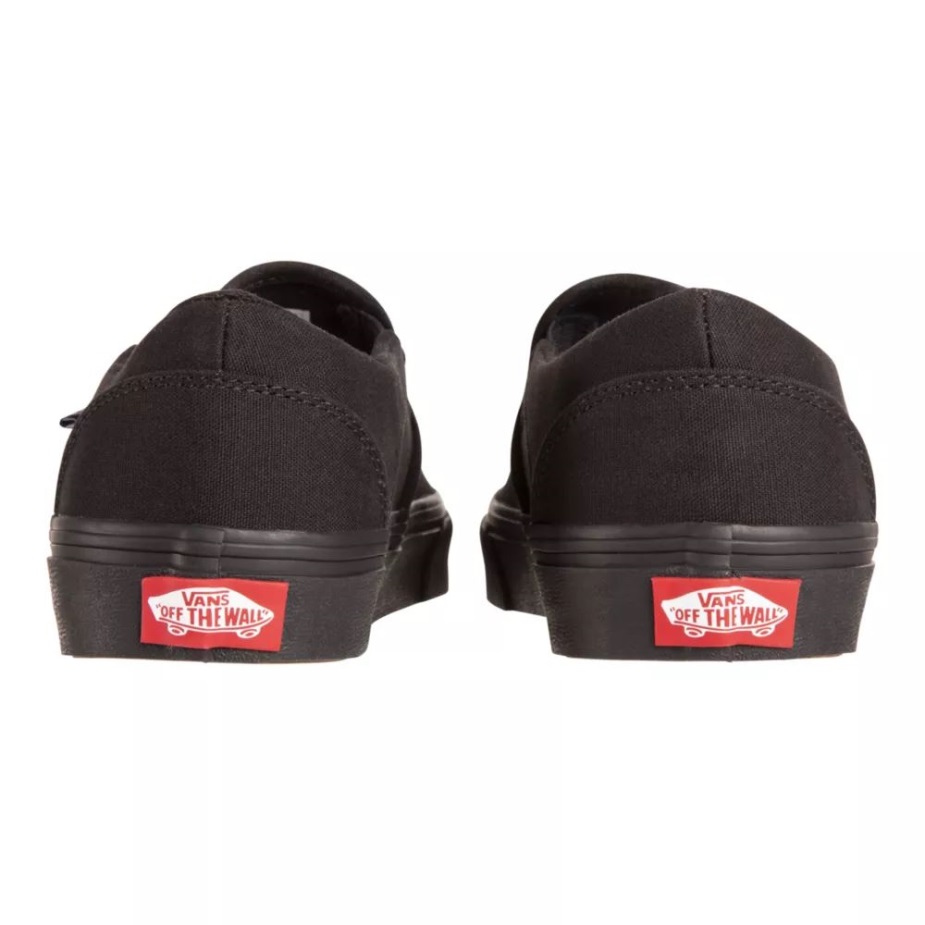 Vans γυναικεία Asher Skate παπούτσια Sneakers Slip σε καμβά ελαφρύ μαύρο-μαύρο