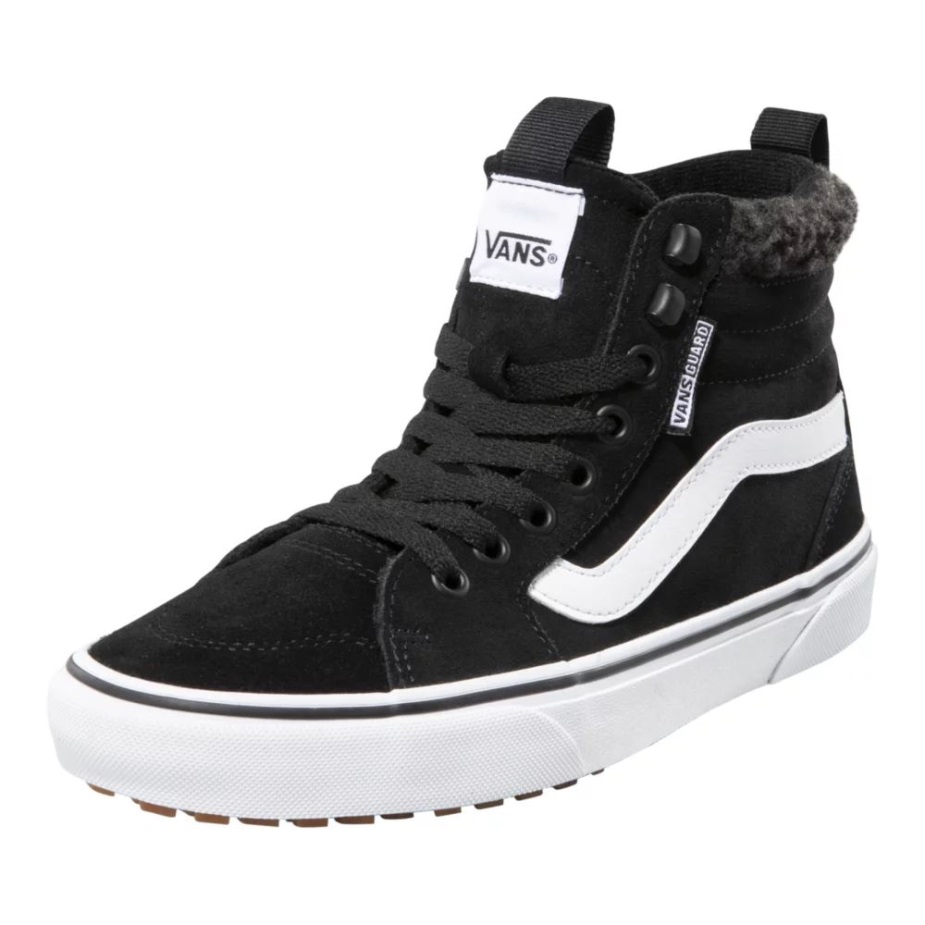 Vans γυναικεία Filmore μπότες Vansguard ψηλό Skate υδατοαπωθητικό σουέτ μαύρο-άσπρο