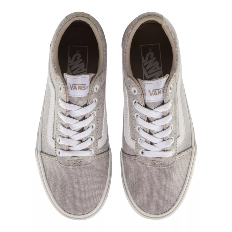 Vans γυναικεία Ward Skate παπούτσια Sneakers Low Top Casual λευκό-λευκό