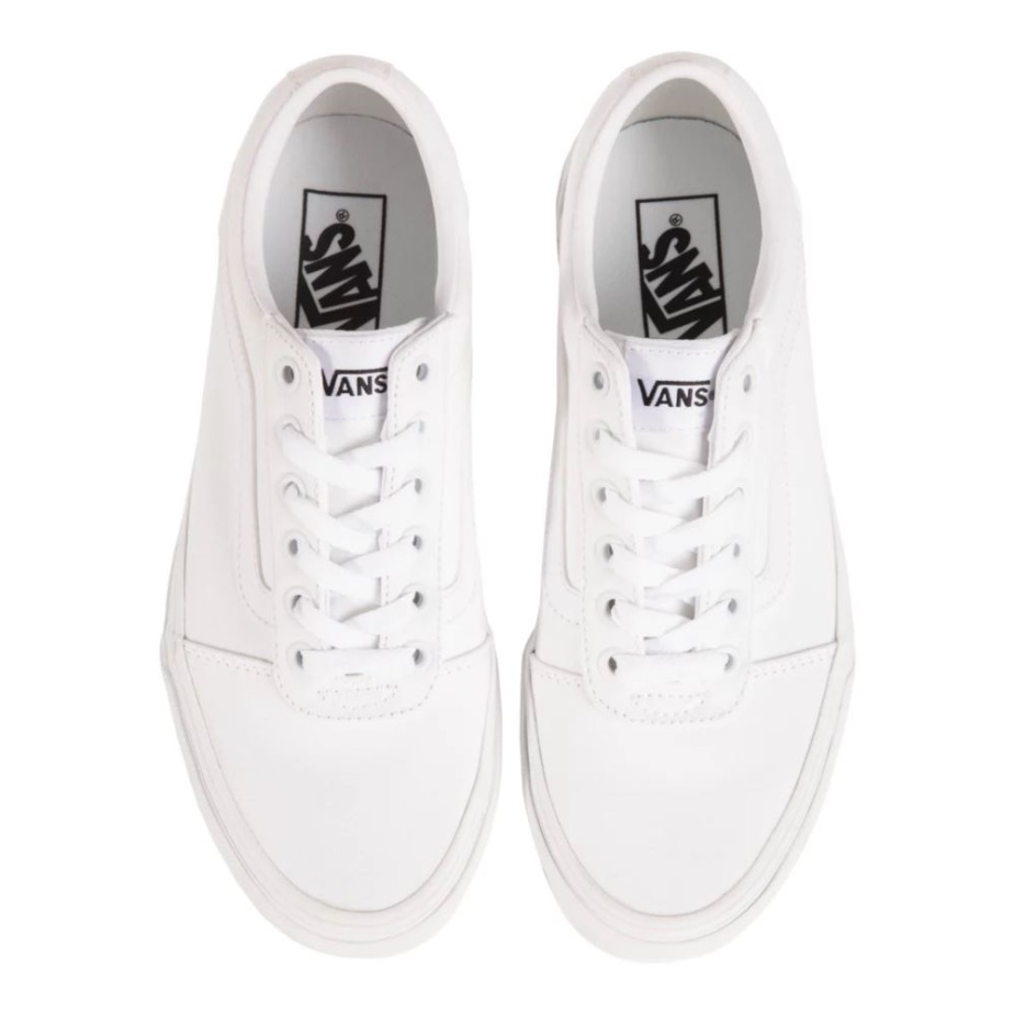 Vans γυναικεία Ward παπούτσια Skate Sneakers Low Top Casual γυναικείο λευκό-λευκό