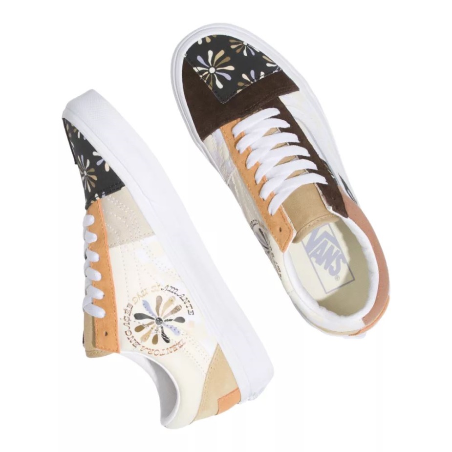 Vans γυναικεία θεϊκά παλιά Skool θεϊκά παπούτσια Skate Patchwork