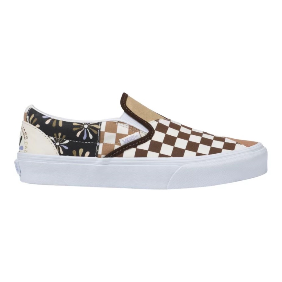 Vans γυναικεία κλασικά Slip-on θεϊκά παπούτσια Skate Patchwork