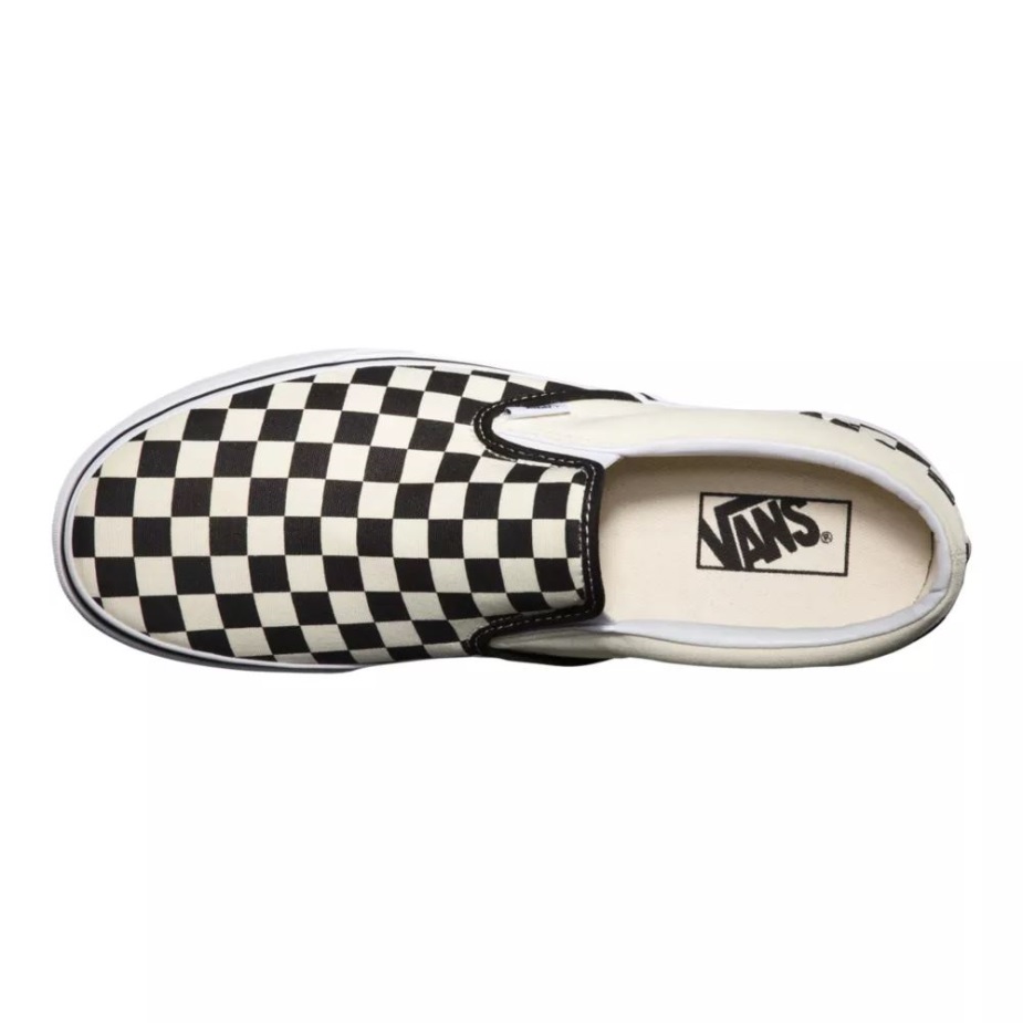 Vans γυναικεία κλασικά παπούτσια Skate Sneakers Low Top Slip σε αναπνεύσιμο μαύρο