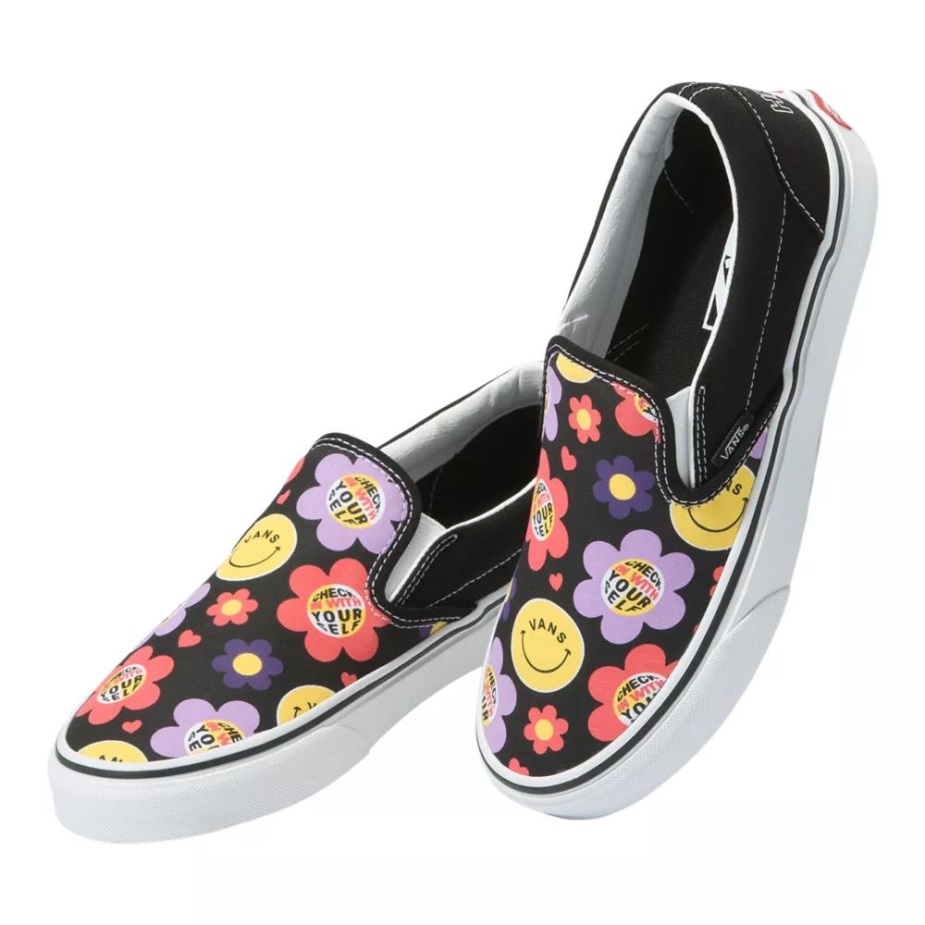 Vans γυναικεία κλασικά παπούτσια Slip On Skate Black-multi
