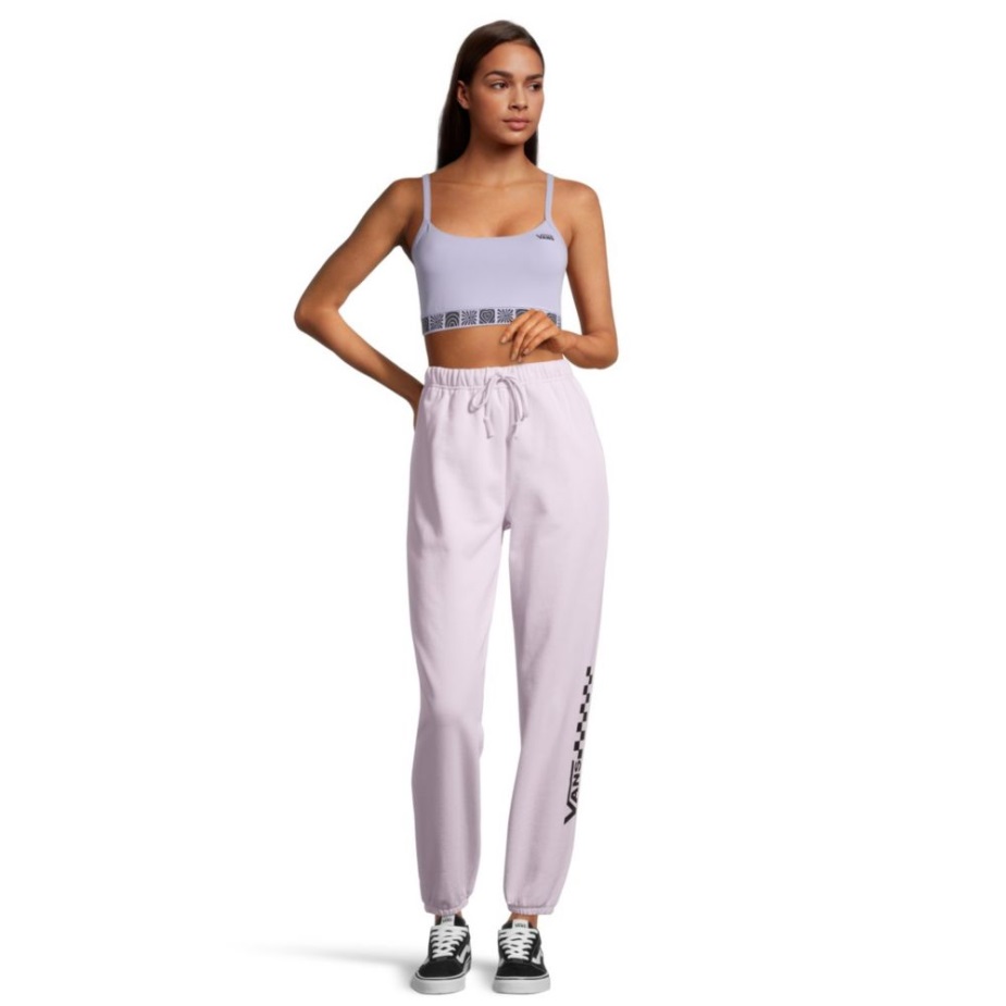 Vans γυναικεία μαυροπίνακα φούτερ ομίχλη λεβάντας