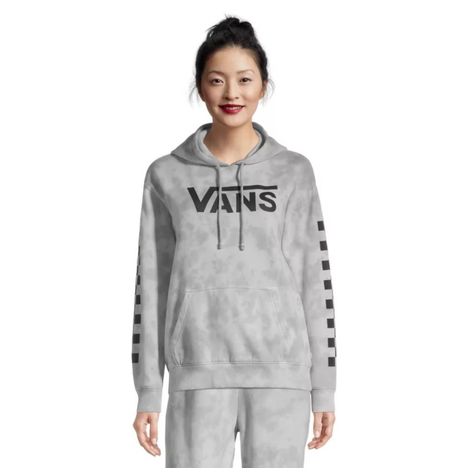 Vans γυναικεία χλωρίνη πλύσιμο Boyfriend Hoodie θυμάρι