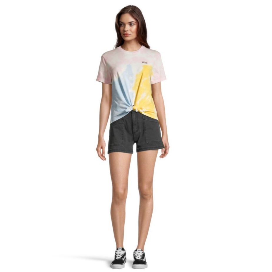 Vans γυναικείο Jesie μαύρο τζιν σορτς πλυμένο μαύρο