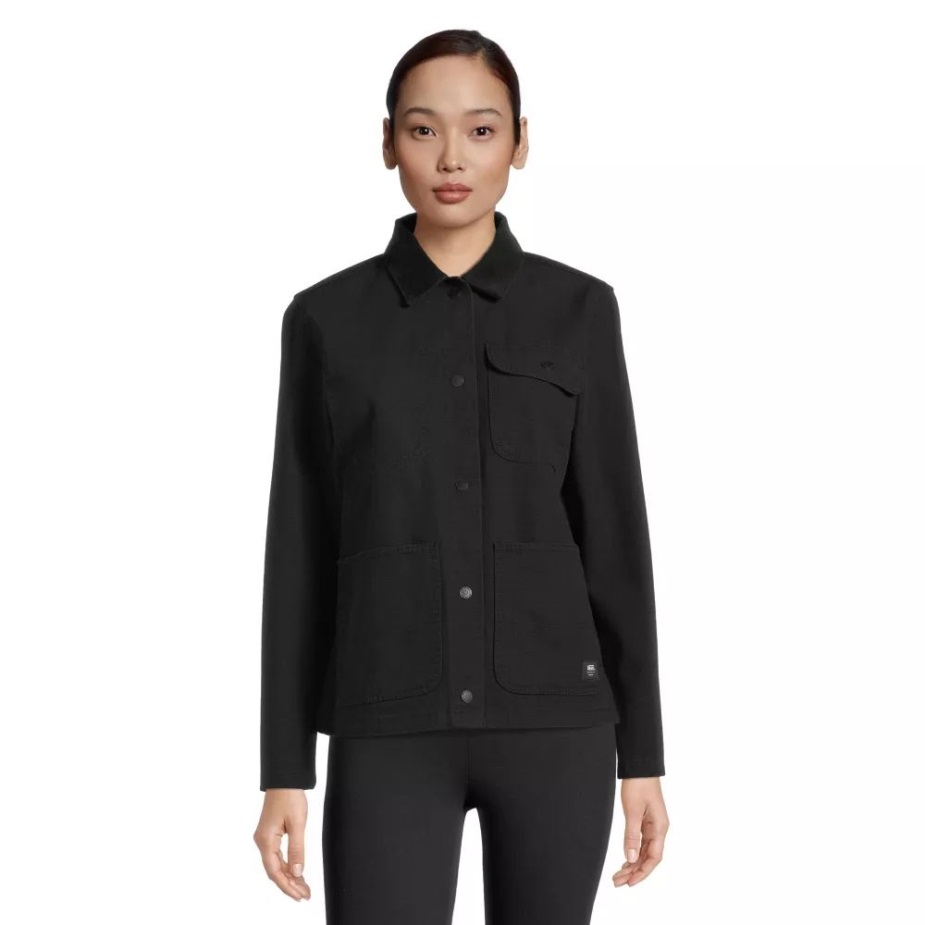 Vans γυναικείο τρυπάνι μπουφάν αγγαρείας μαύρο συσκευασμένο