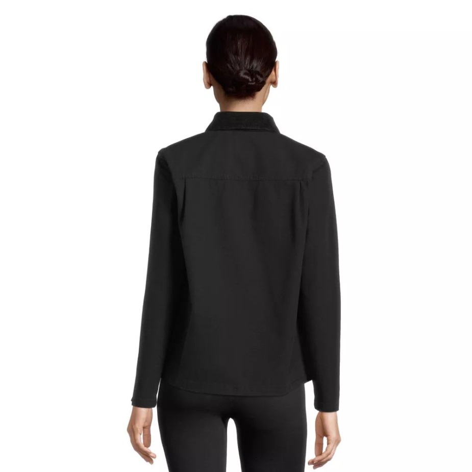 Vans γυναικείο τρυπάνι μπουφάν αγγαρείας μαύρο συσκευασμένο