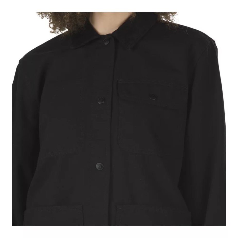 Vans γυναικείο τρυπάνι μπουφάν αγγαρείας μαύρο συσκευασμένο