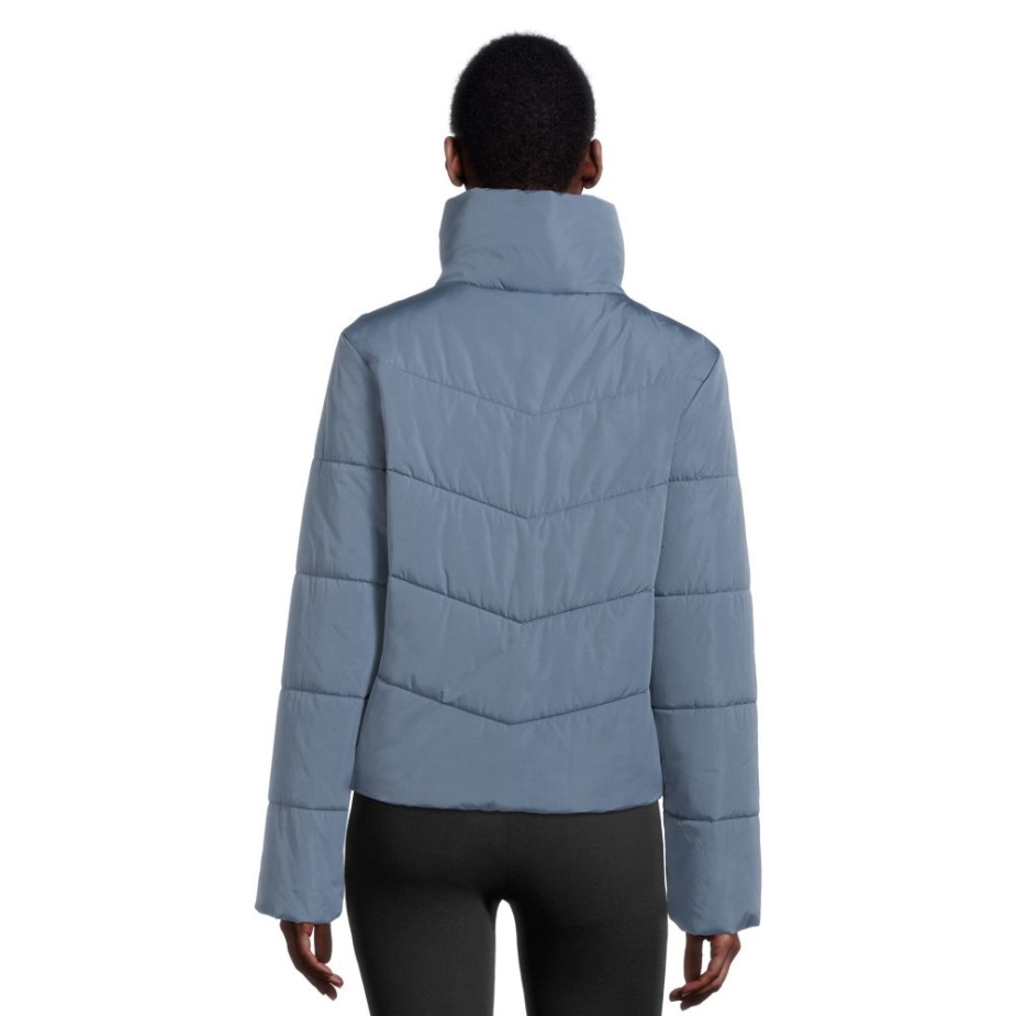 Vans γυναικείο χυτήριο V Puffer χειμερινό μπουφάν κοντό μονωμένο συνθετικό υδατοαπωθητικό μαύρο