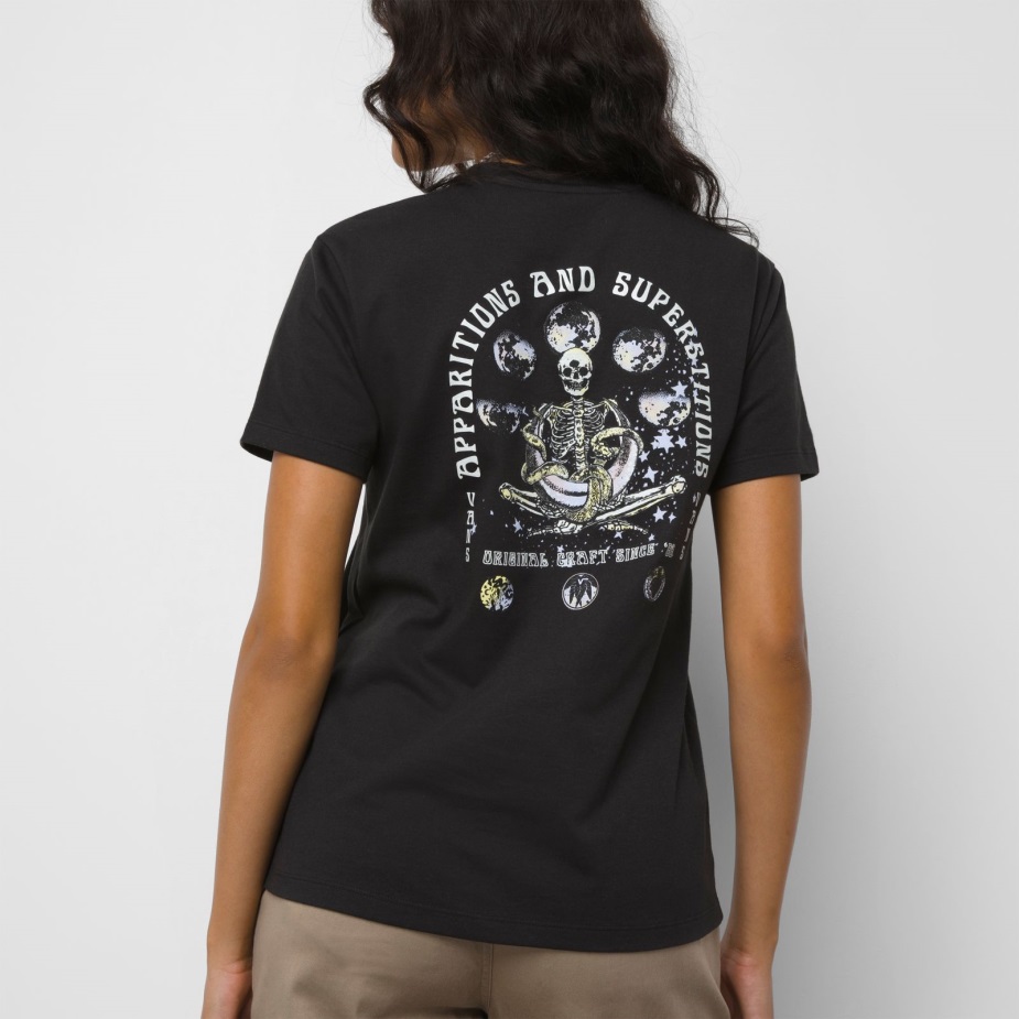 Vans δεισιδαιμονίες Bff Tee μαύρο