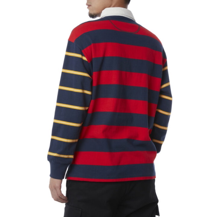 Vans δικό του είδος μακρυμάνικο πόλο φόρεμα μπλουζ