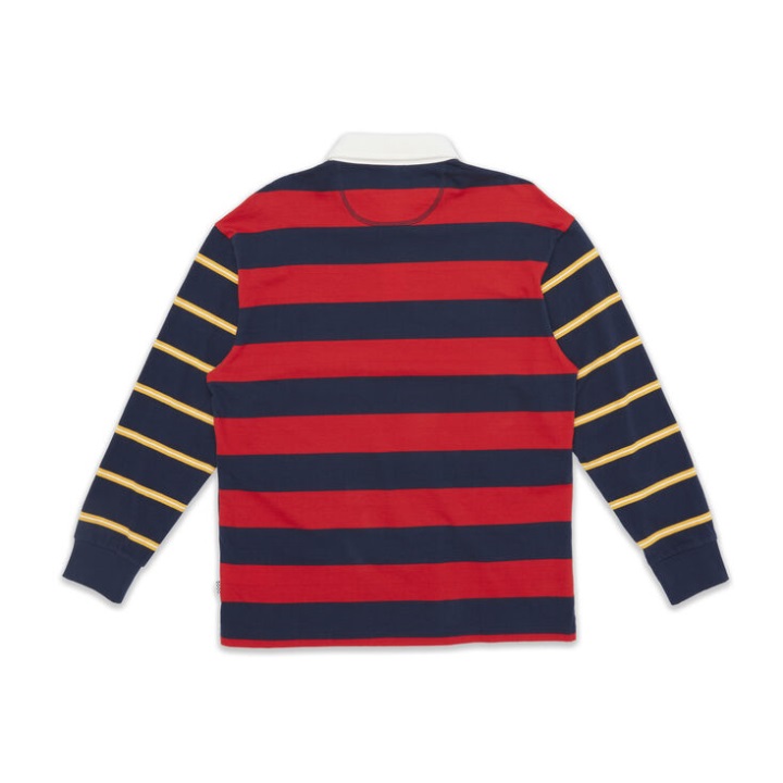 Vans δικό του είδος μακρυμάνικο πόλο φόρεμα μπλουζ