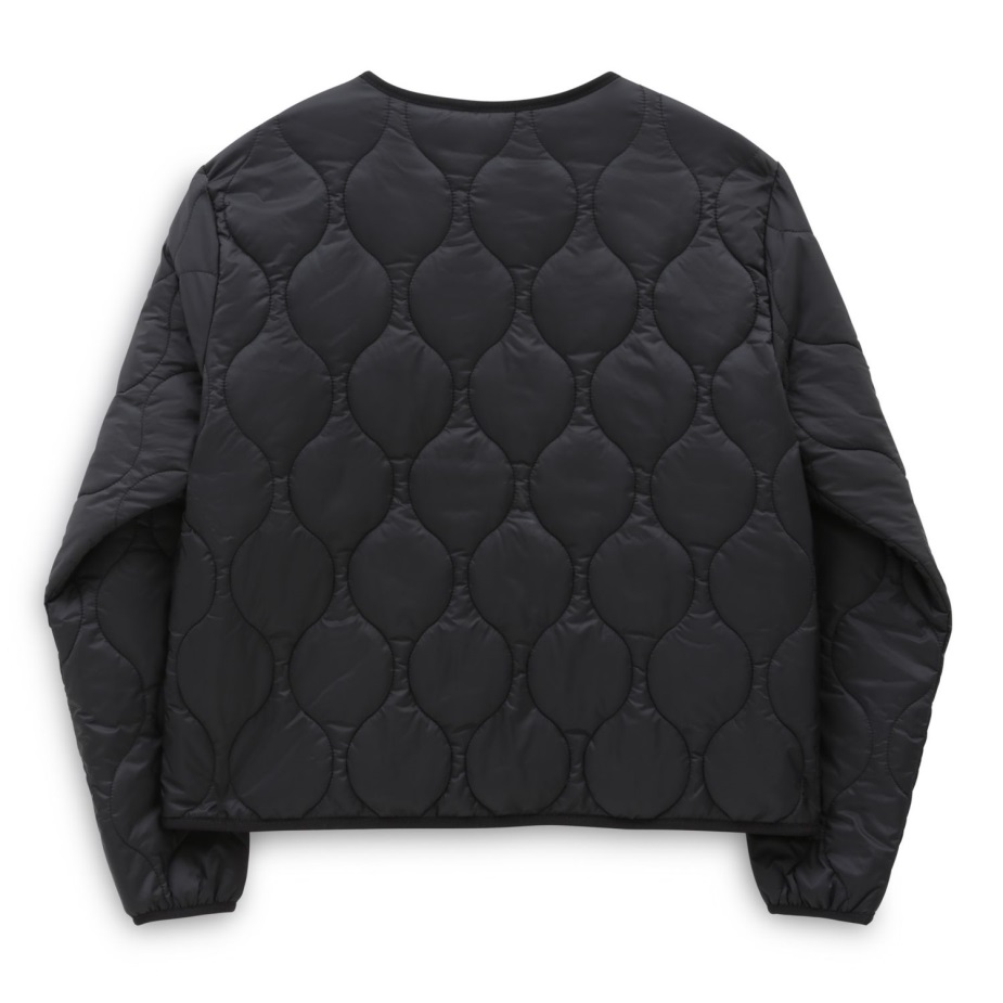 Vans δυνάμεις κοντό αναστρέψιμο σακάκι επένδυσης μαύρο