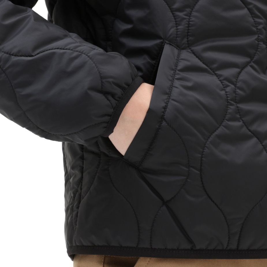 Vans δυνάμεις κοντό αναστρέψιμο σακάκι επένδυσης μαύρο