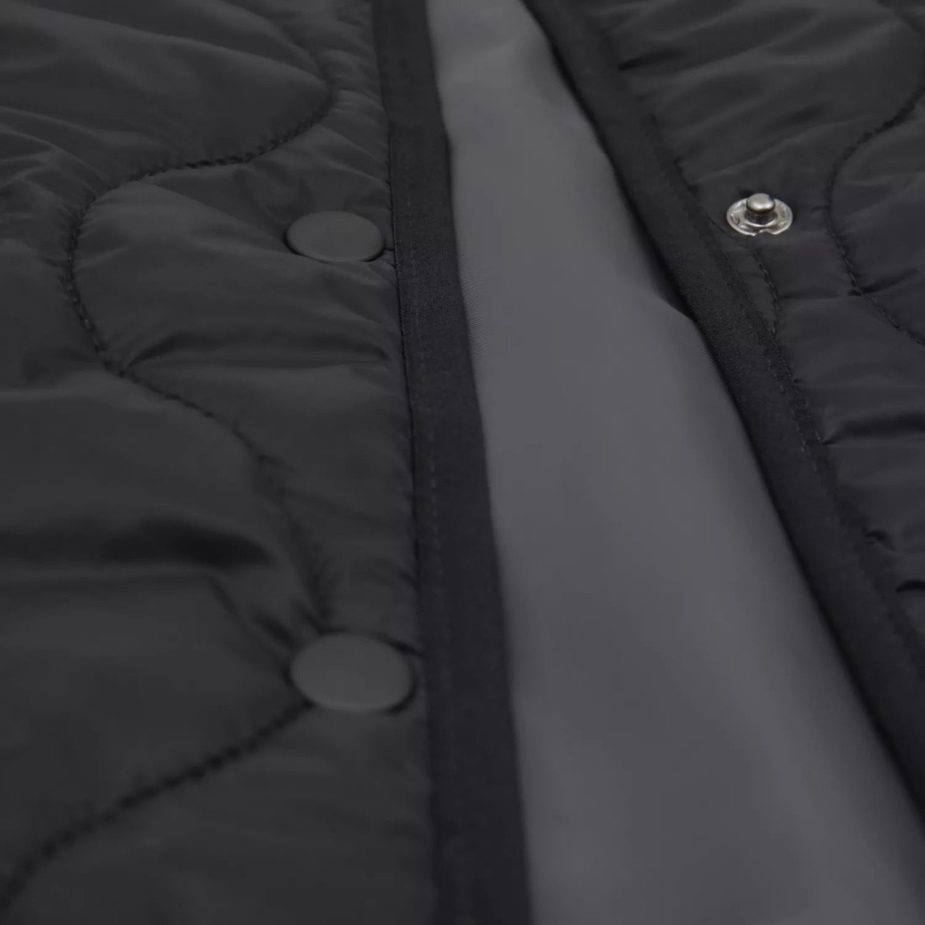 Vans δυνάμεις κοντό αναστρέψιμο σακάκι επένδυσης μαύρο