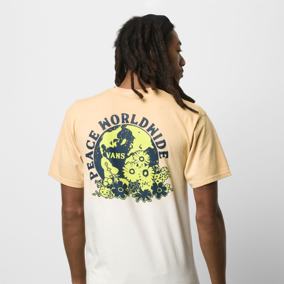 Vans ειρήνη παγκόσμια μπλουζάκι Taos Taupe