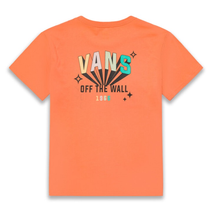 Vans εποχιακό λογότυπο μπλουζάκι πεπόνι