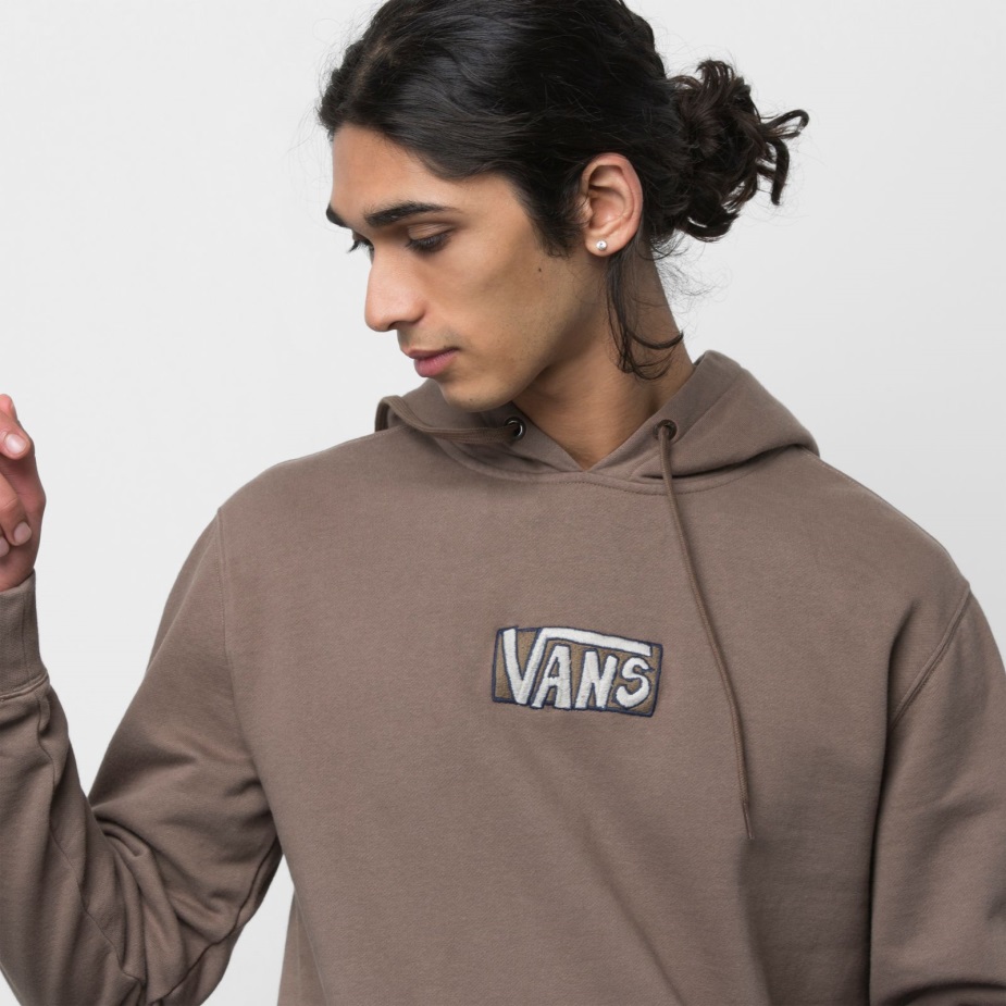 Vans εποχιακό χρώμα Vintage πουλόβερ πλύσης καντίνα με κουκούλα