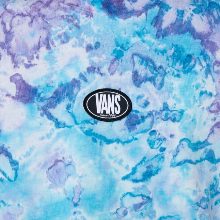 Vans ζαχαροπαλτό μπλουζάκι αγγλική βαφή γραβάτας λεβάντας