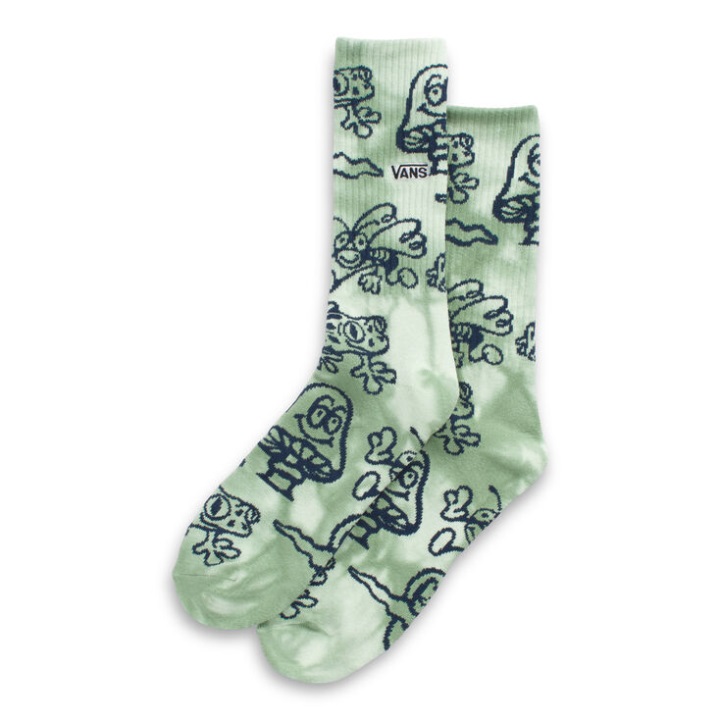 Vans κάλτσα πληρώματος ήσυχο (μέγεθος 65-9 1 πακέτο) Celadon Green
