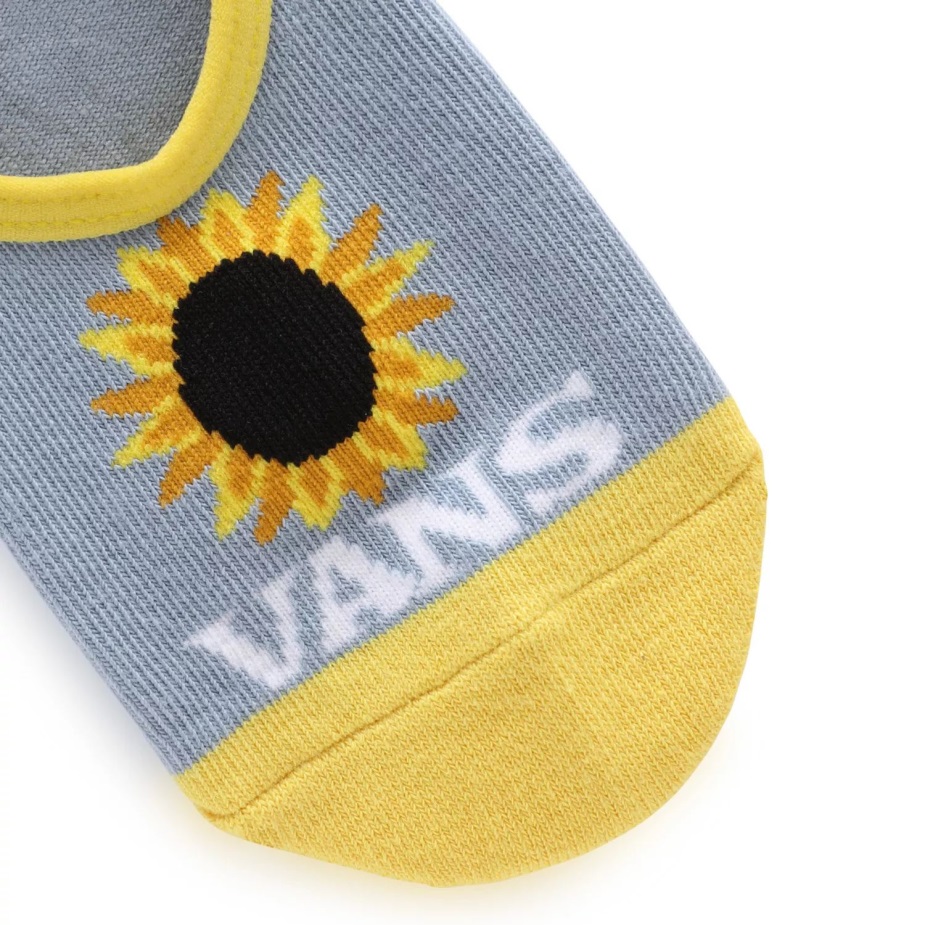 Vans κάλτσες Canoodle Mix ηλίανθου (3 ζευγάρια) μαύρο-άσπρο