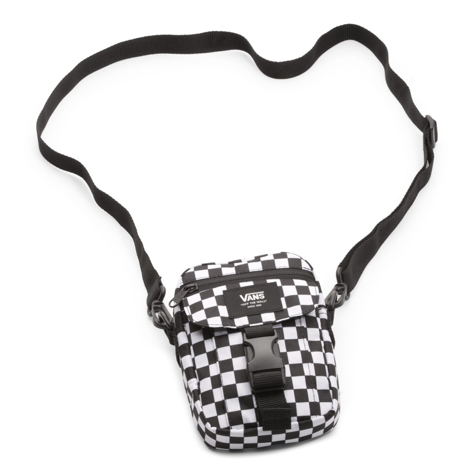 Vans καινούργια τσάντα ώμου πανεπιστημίου μαύρο-λευκό Check Men