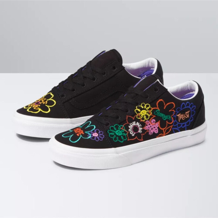 Vans καλλιεργούν φροντίδα παλιό Skool κήπος-αληθινό λευκό